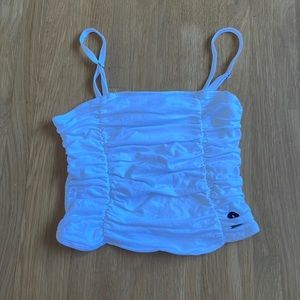hollister ruched tank